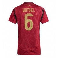 Camiseta Bélgica Axel Witsel #6 Primera Equipación para mujer Eurocopa 2024 manga corta